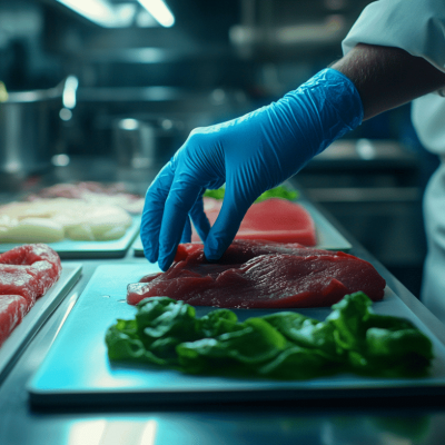Capa para matéria sobre contaminação cruzada em alimentos do site Sobre Restaurantes